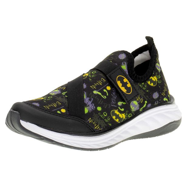 Tênis Infantil Slip Batman Via Vip - W9009BT PRETO 30