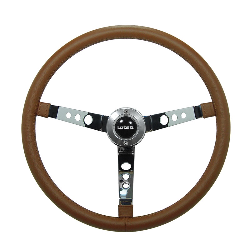 Volante Classico Lotse Big Block ( Couro Marrom )