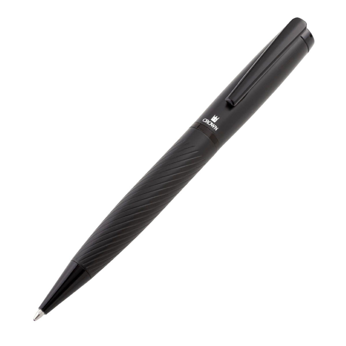 CANETA CROWN BLACK POWER ESF PRETA