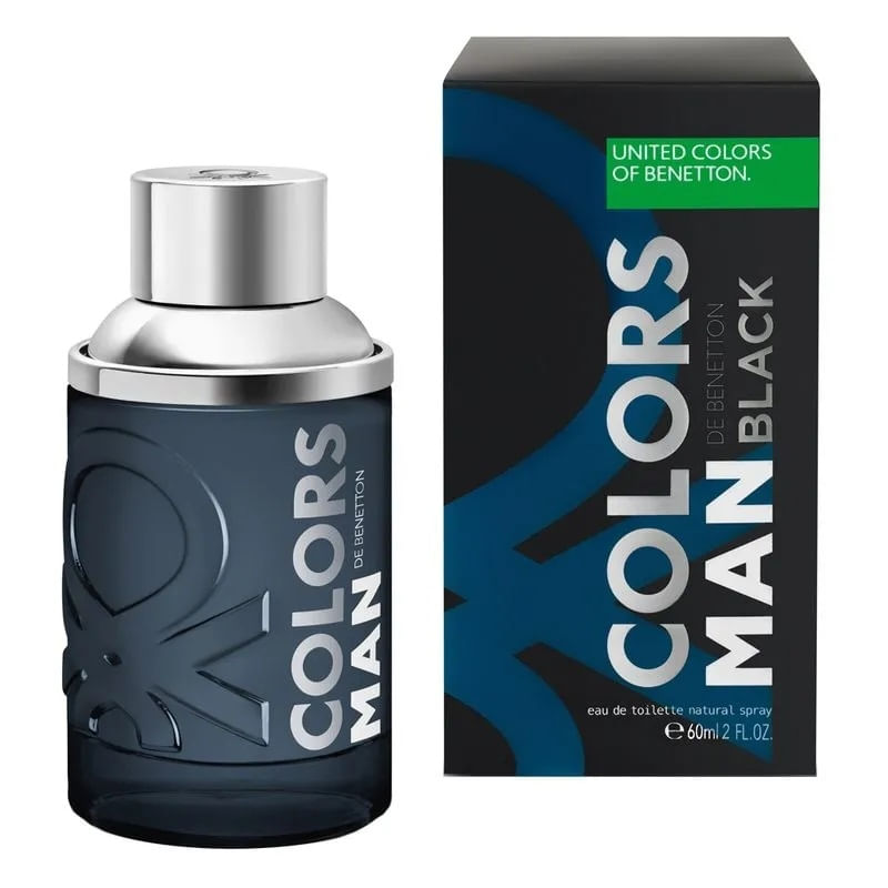 Benetton Colors Man Black Masculino Eau De Toilette 60Ml