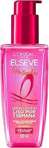 L'oréal Paris Elseve Sérum Leave-in Liso Dos Sonhos Com Tecnologia Ativada Por Calor, Antifrizz, Protetor Térmico E Barreira Contra Umidade, 100ml