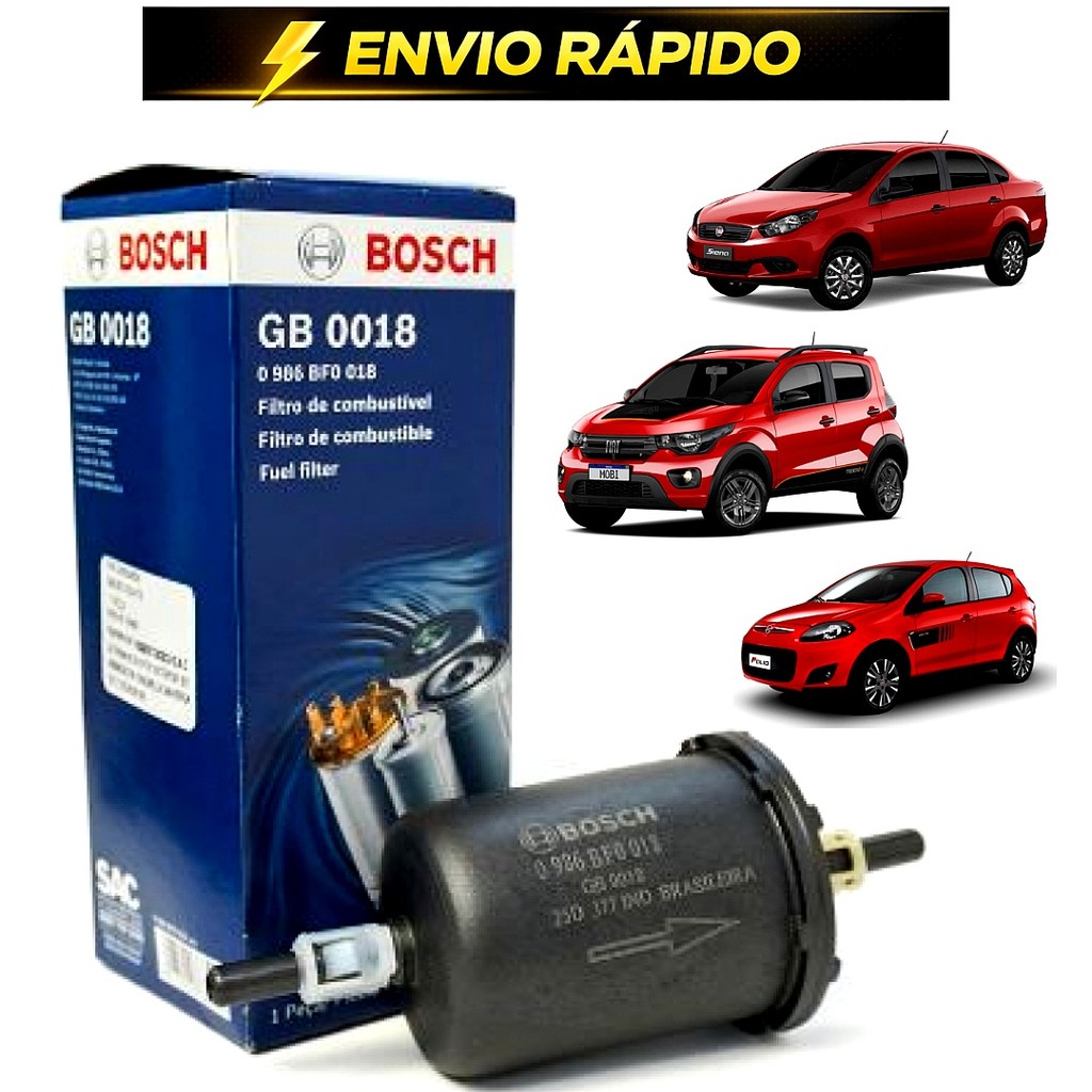 Filtro Combustível PALIO FIRE GRAND SIENA ARGO MOBI CRONOS BOSCH