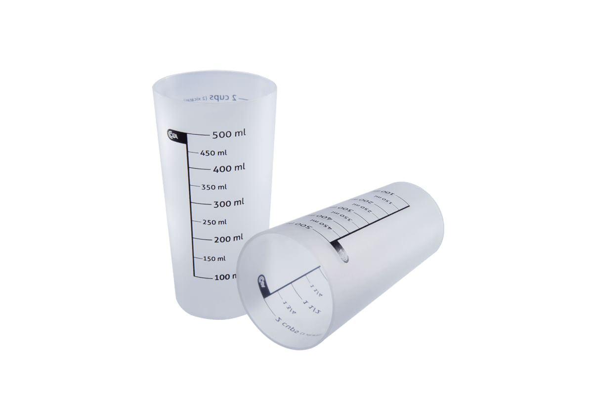Copo Medidor Mix 8,2 x 8,2 x 16,2 cm 500 ml Branco