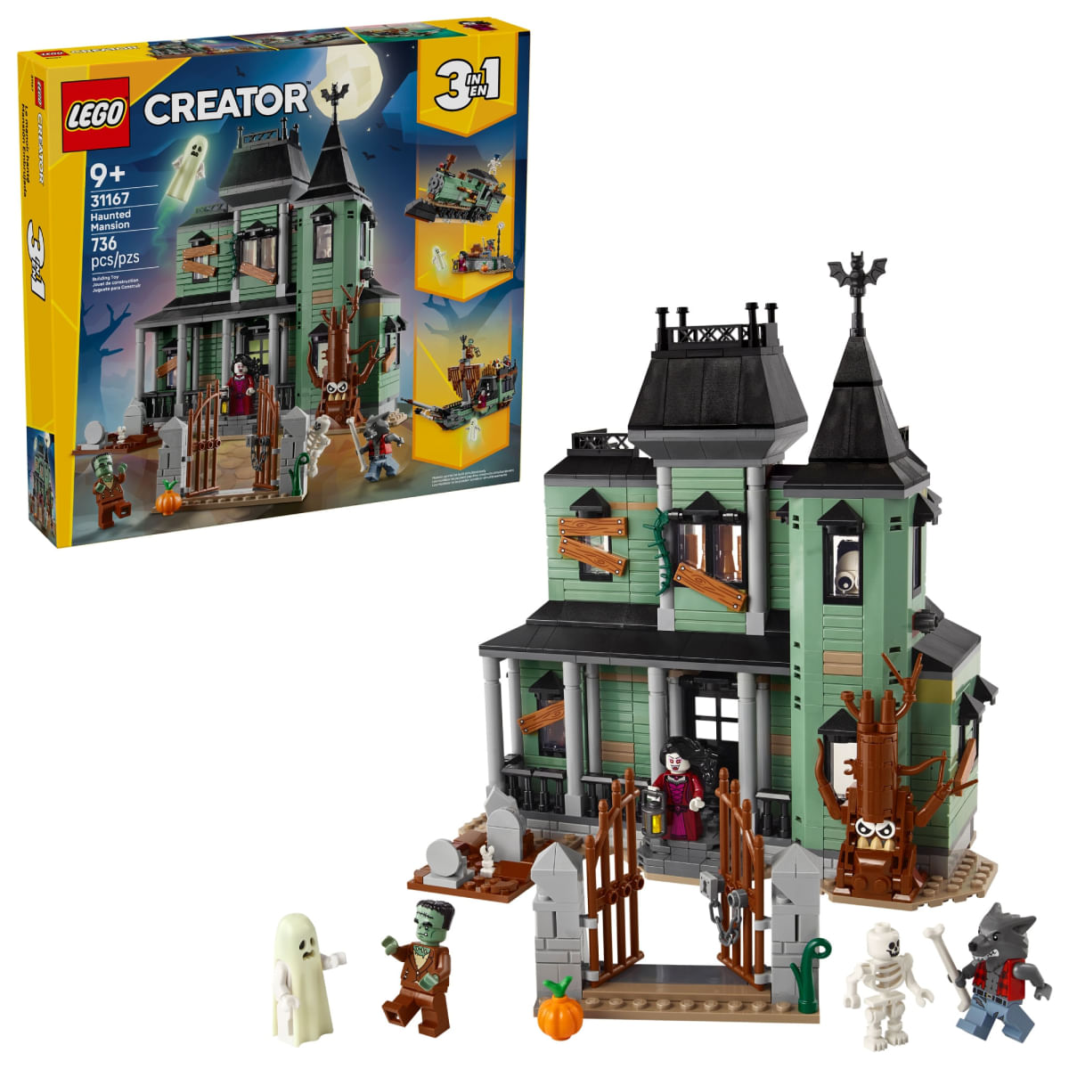 Foto 2 de LEGO® Creator 3 em 1 - Mansão Mal-Assombrada