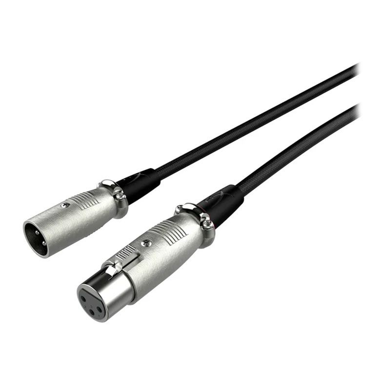 Foto 3 de Cabo XLR HyperX, 3 Pinos, 3m, Preto, 6Z2B9AA