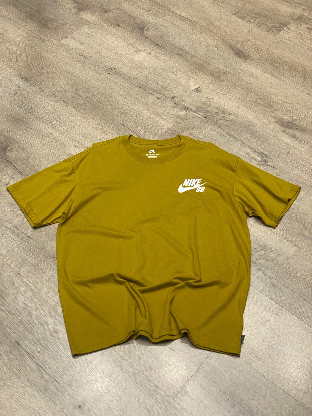 Camiseta Nike Sb Logo Mostard — M / XG, Novo