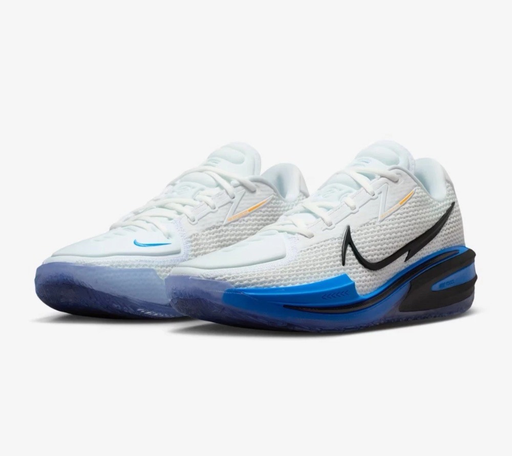 Nike G.T. Cut White Photo Blue Laser Orange Black — 45, Novo