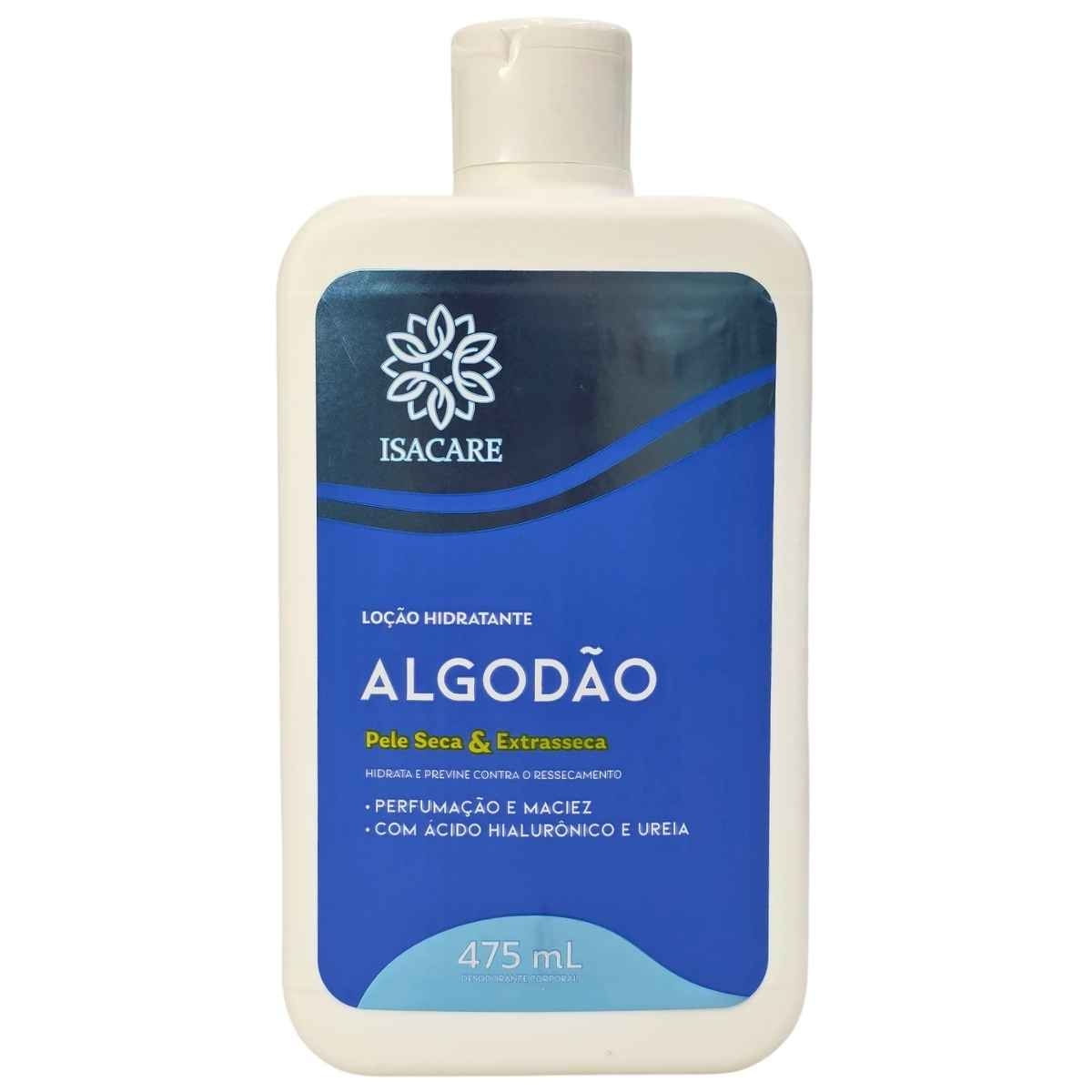 Loção Hidratante Corporal Algodão Isacare 475ml