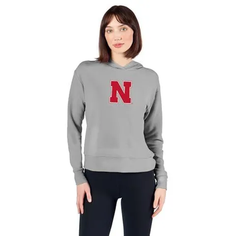 Moletom Feminino NCAA com Capuz e Logo
