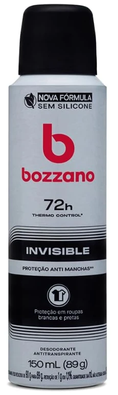 Desodorante Bozzano Aerossol Antitranspirante Masculino Invisible 150ml