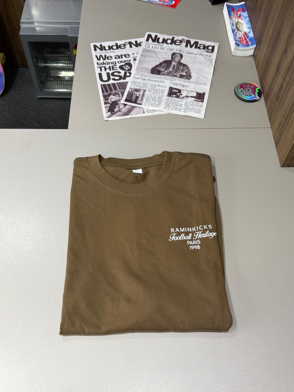 Camiseta Raminkicks Football Heritage Ronaldo Brown — G, Novo