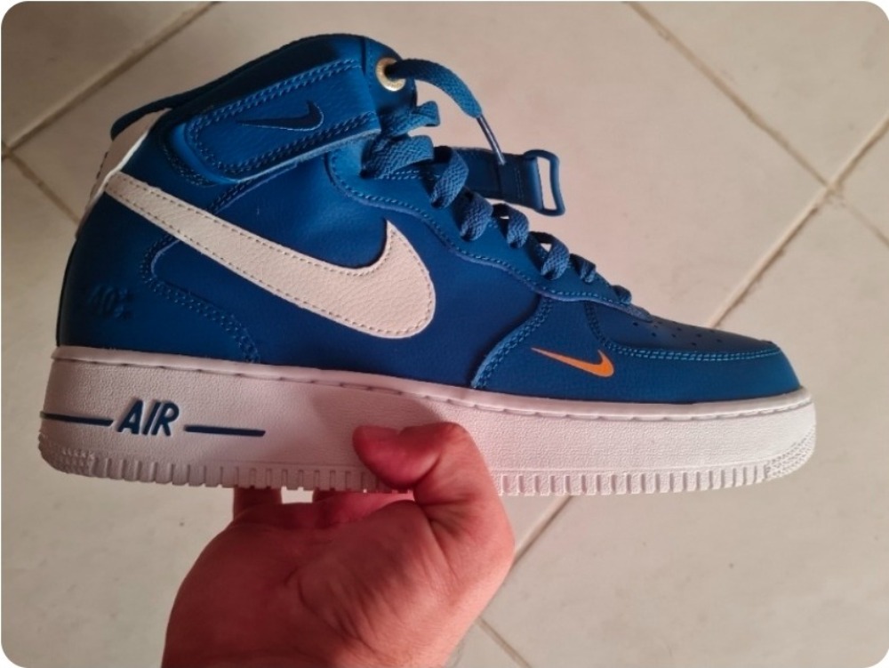Nike Air Force 1 Mid '07 LV8 40th Anniversary Blue Jay — 42, Novo