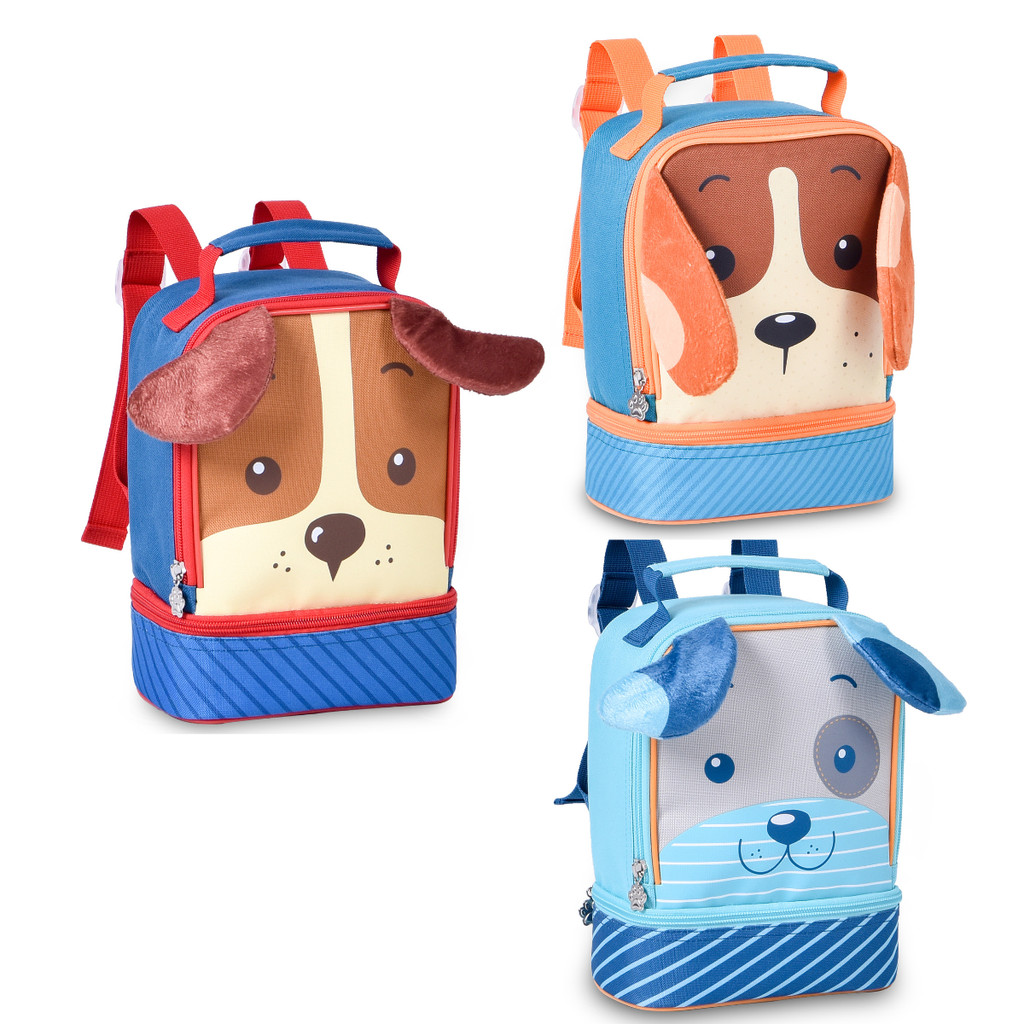 Lancheira Masculina Com Tecido Térmico 02 Bolsos Pets - Clio Style