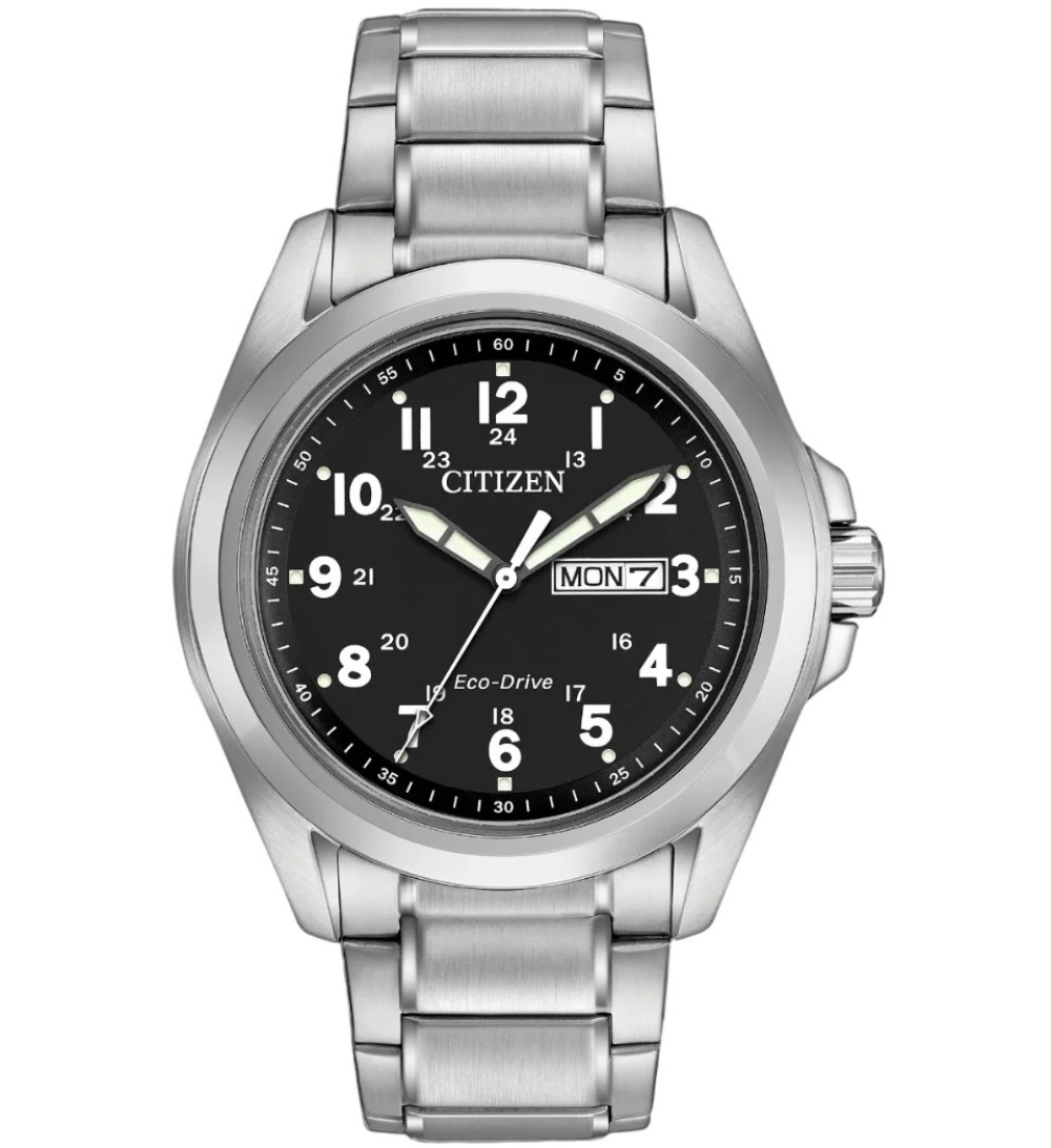 Relógio Citizen Garrison Eco-Drive 43 mm — Único, Novo