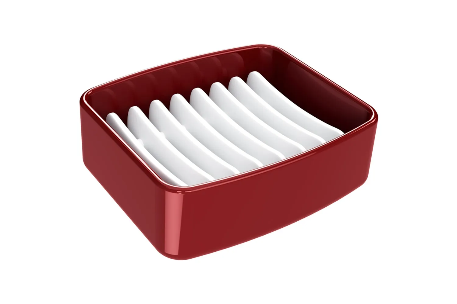 SABONETEIRA SPLASH VERMELHO - BRINOX