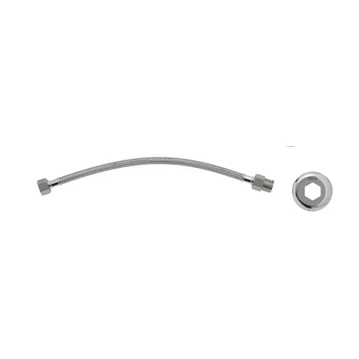 4607.C.050 LIGACAO FLEXIVEL MALHA DE ACO 50CM-CR DECA