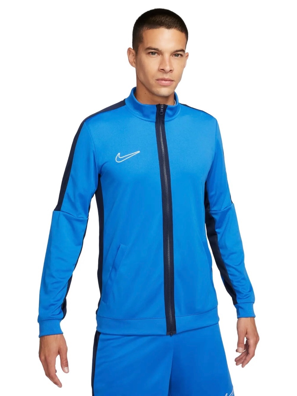Jaqueta Nike Dri-Fit Academy Blue — P / M / G, Novo