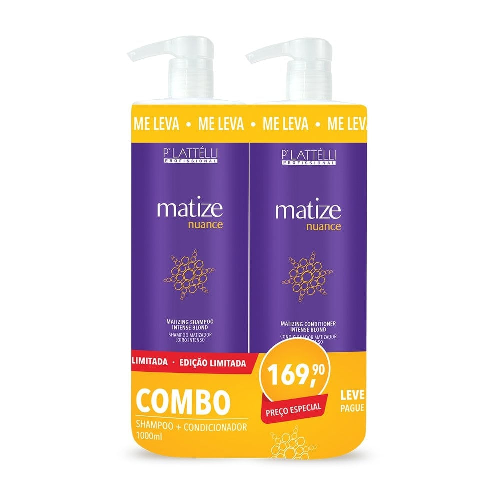 Kit Plattélli Matize Shampoo + Condicionador 1L
