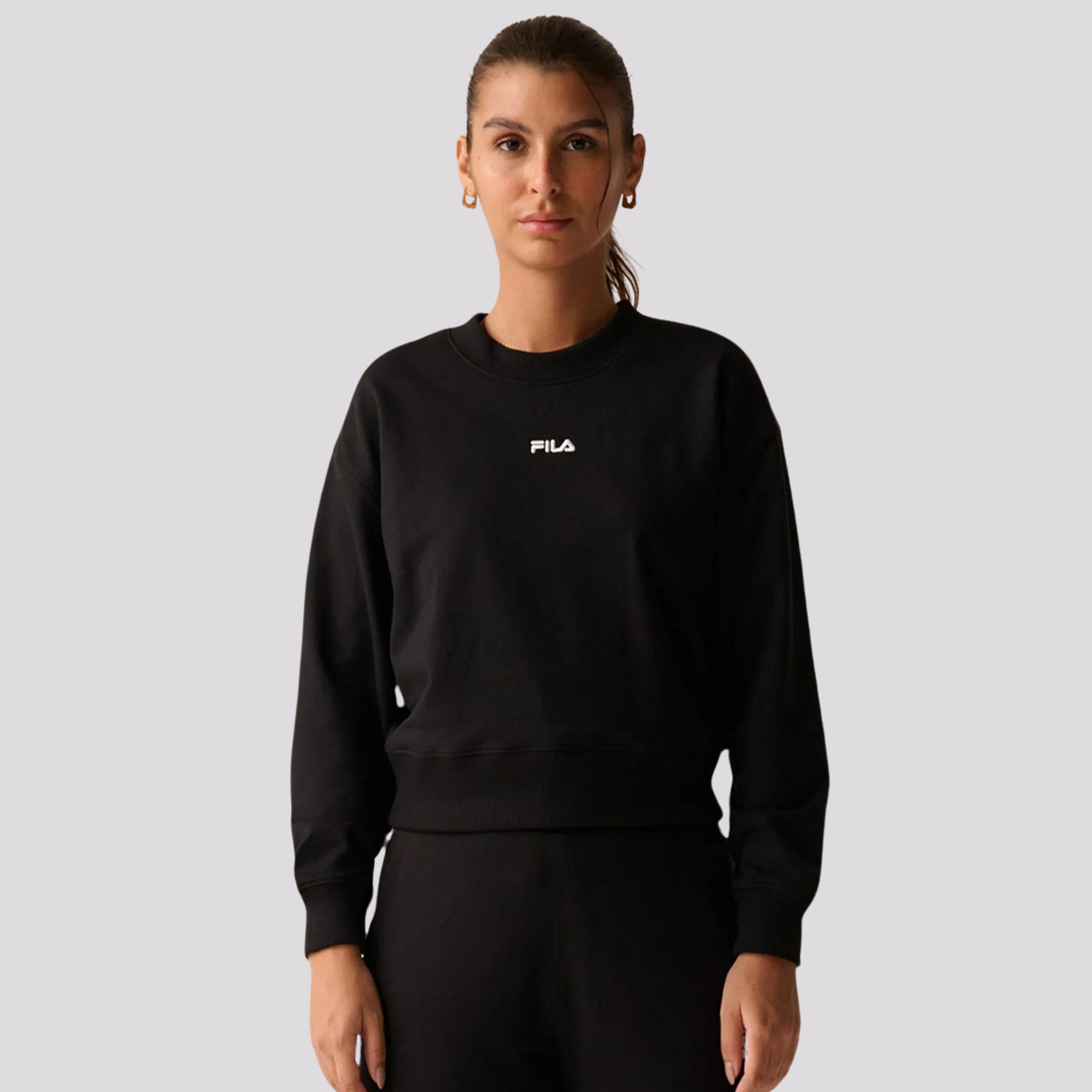 Moletom Fila Comfort Classic Light Feminino Preto