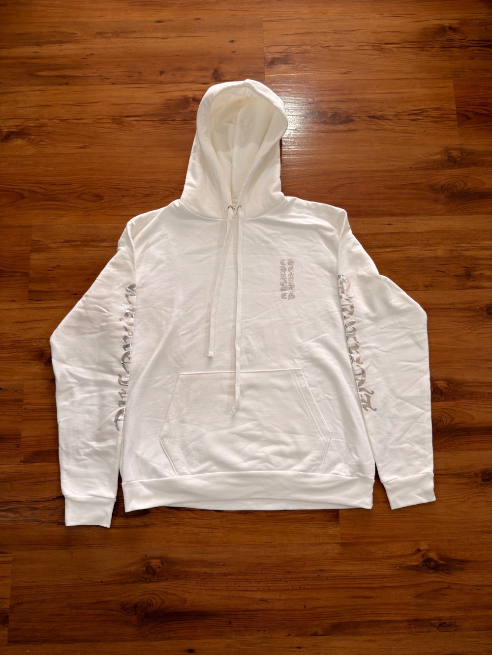 Moletom Chrome Hearts Foil Hoodie White — M, Novo