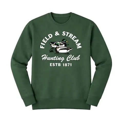 Moletom Field & Stream Masculino Gola Redonda Caça Pato