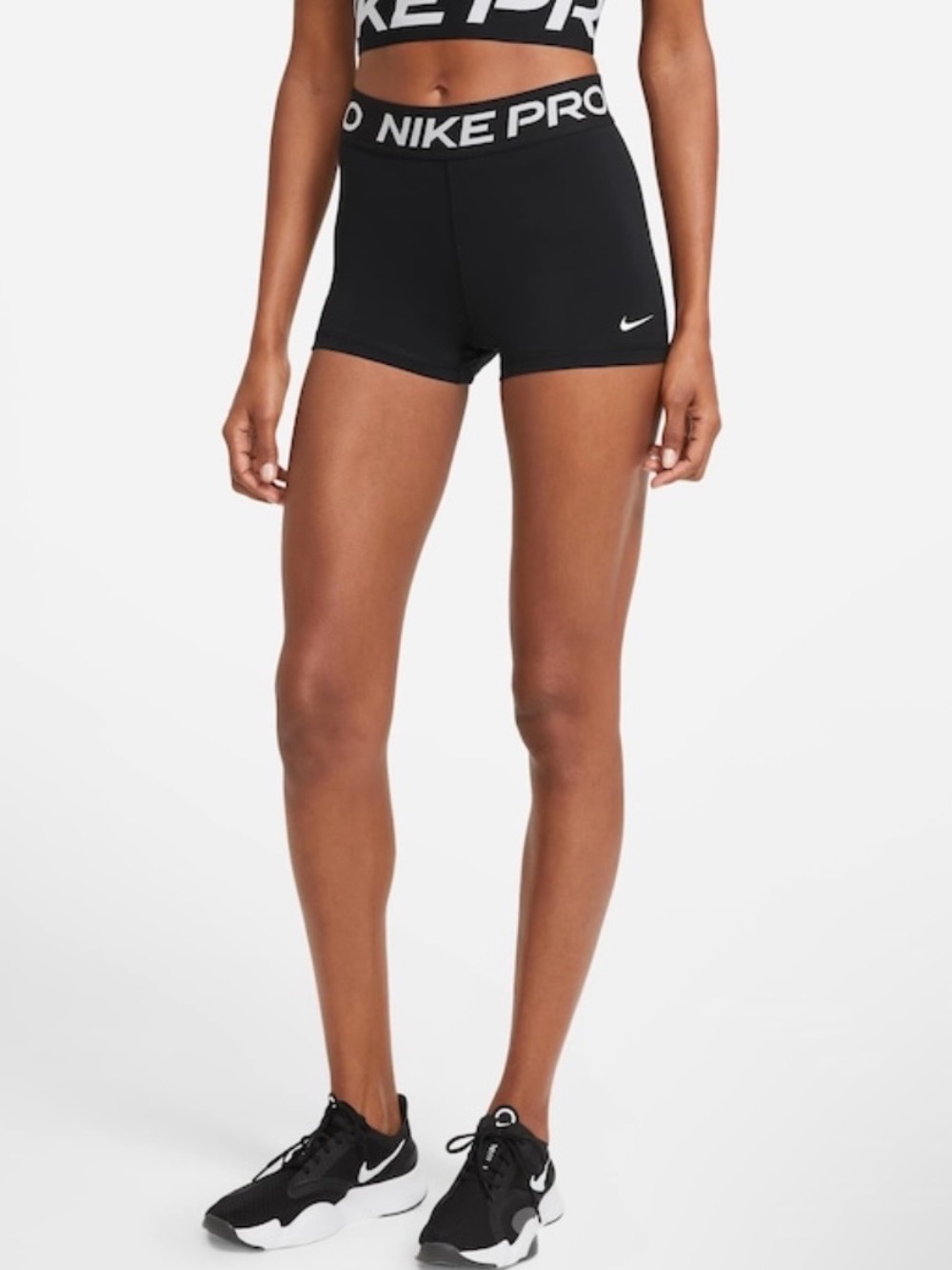 Shorts Nike Pro Black — PP / P / M / G / GG, Novo