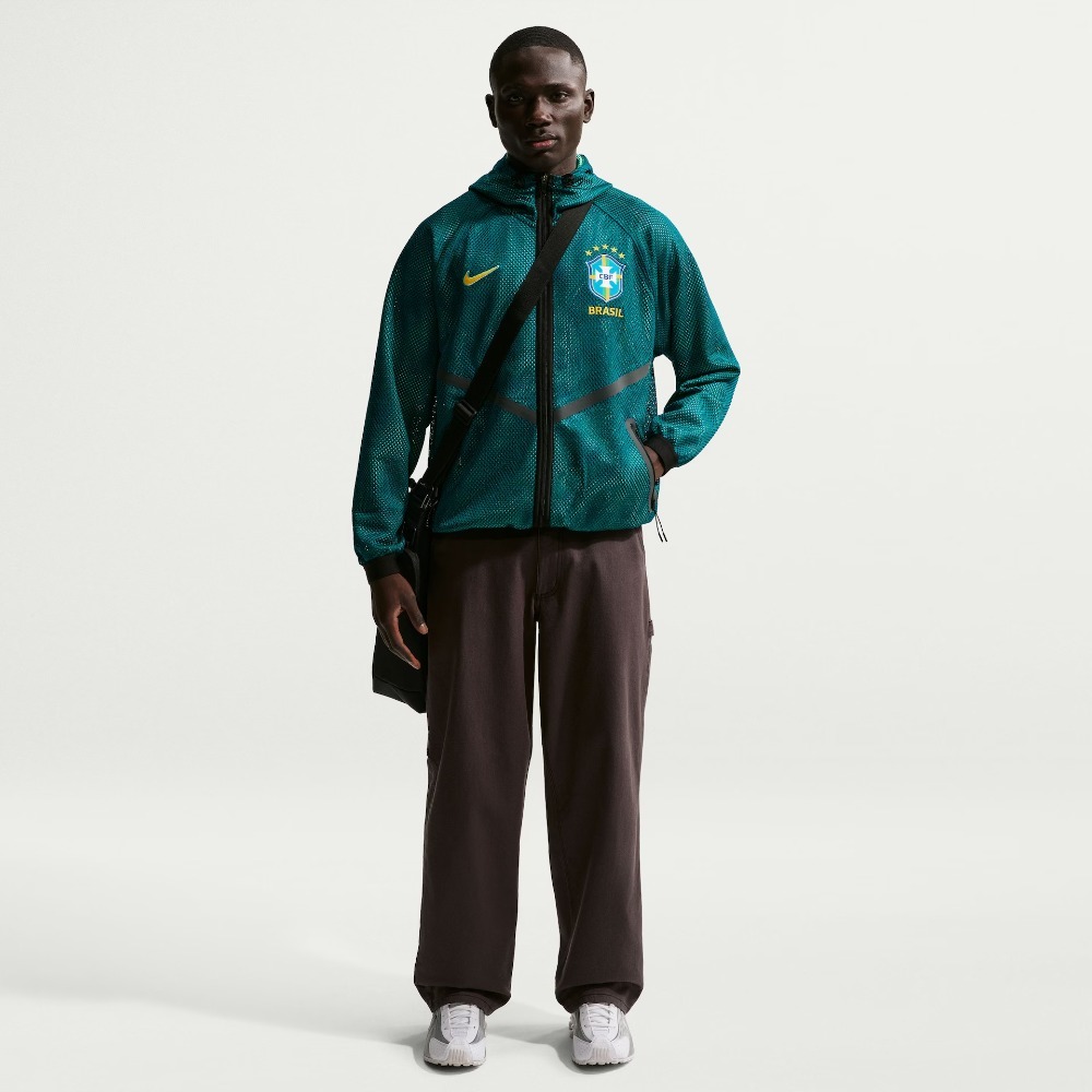 Jaqueta Nike Brasil Hino Chevron Green — G, Novo