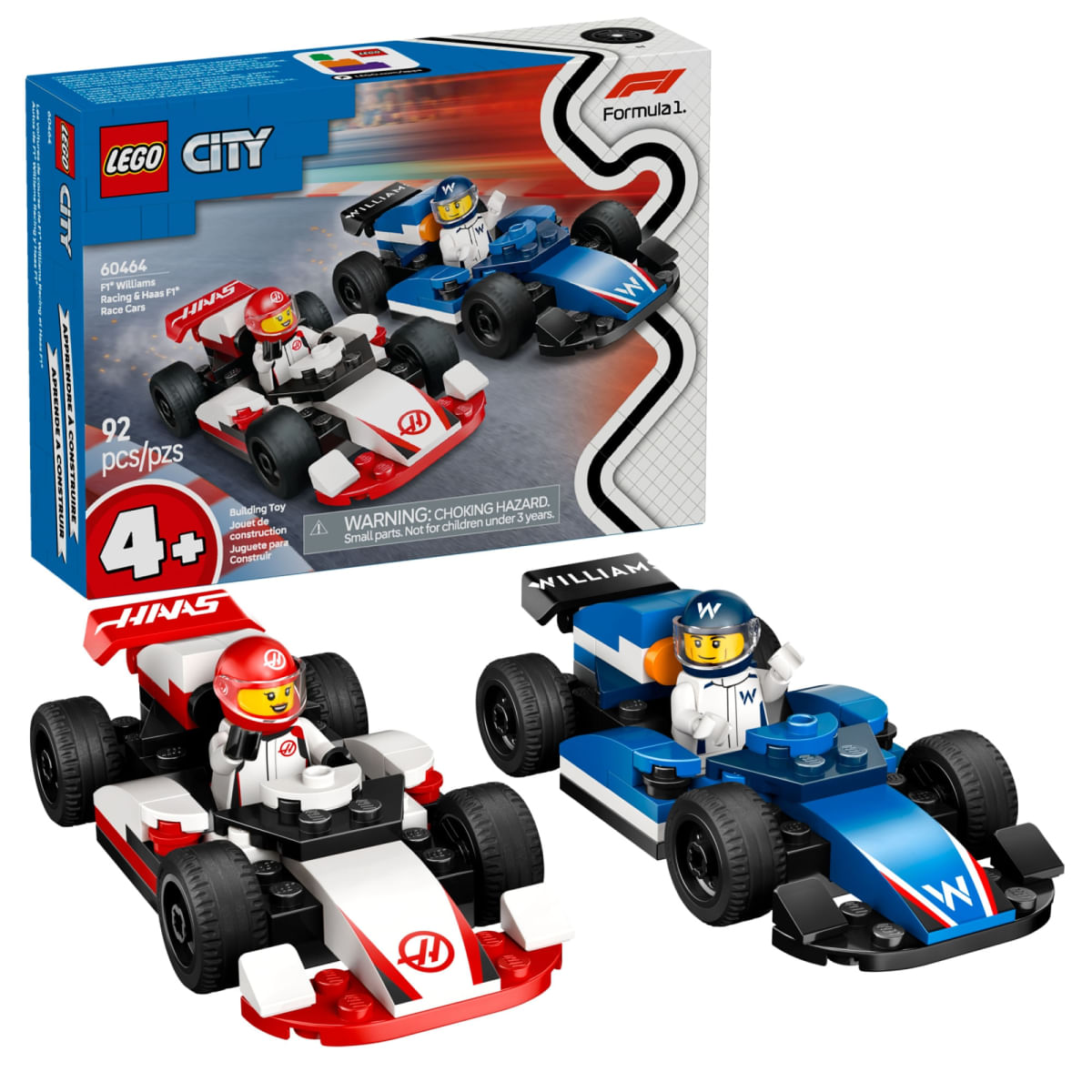 Foto 4 de LEGO® City - Carros da Williams Racing e Haas F1®