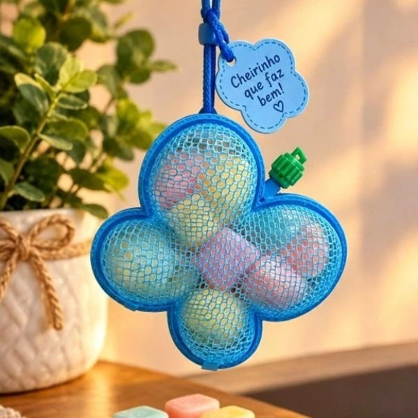 Cheirinho de ambiente com minis sabonetes