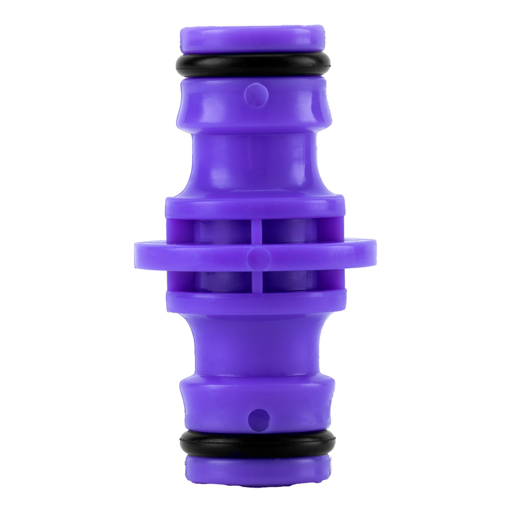 CONECTOR DE MANGUEIRA, DUPLO, ENGATE RAPIDO, ENCAIXE 1/2POL., 1PC // PALISAD