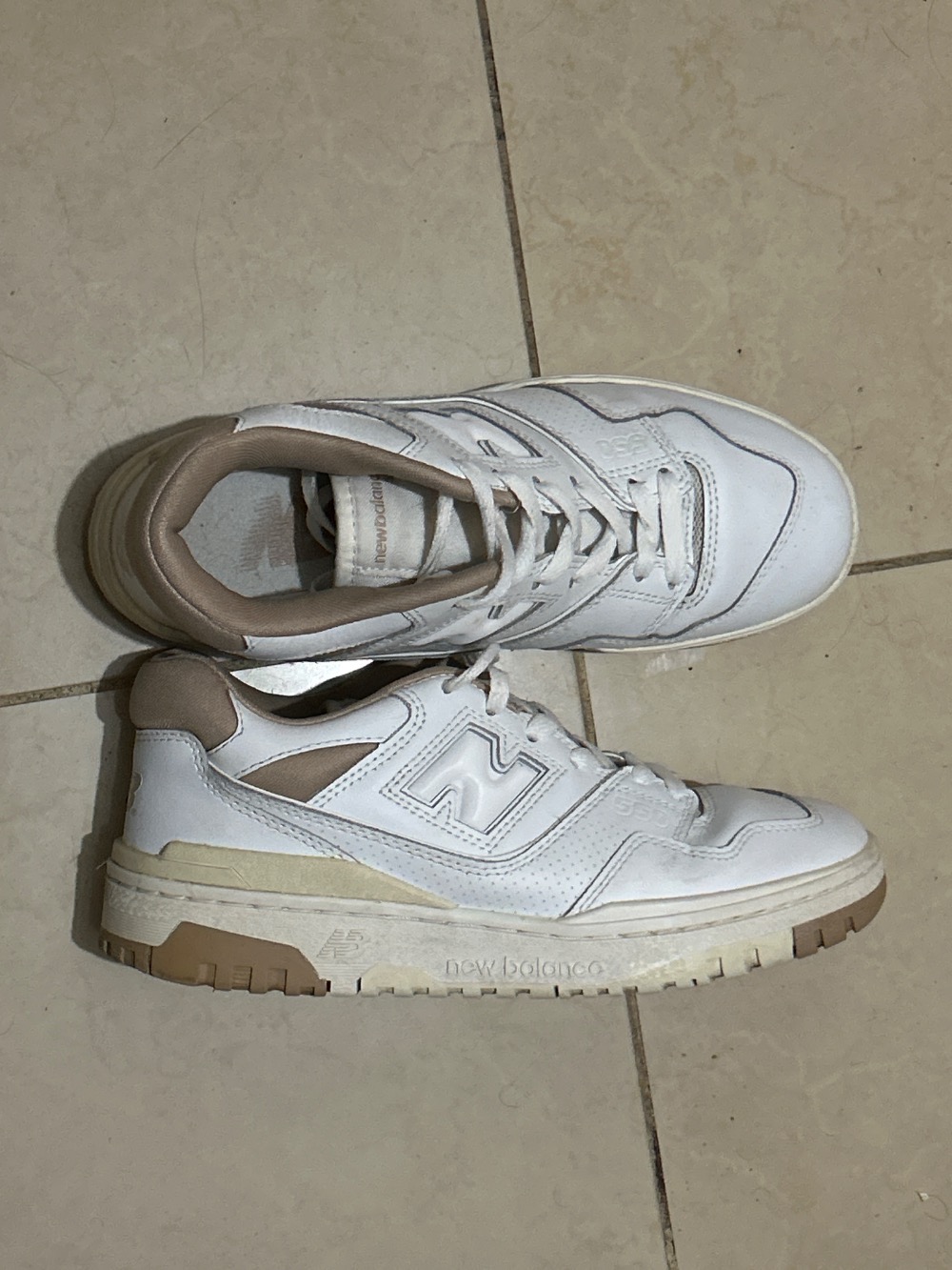New Balance 550 Beige — 37.5, Usado