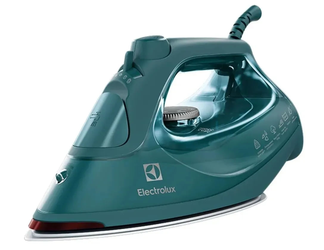 Ferro de Passar Electrolux Experience Care ESI80 - Base de Cerâmica e Jato Extra de Vapor - 127v 127v