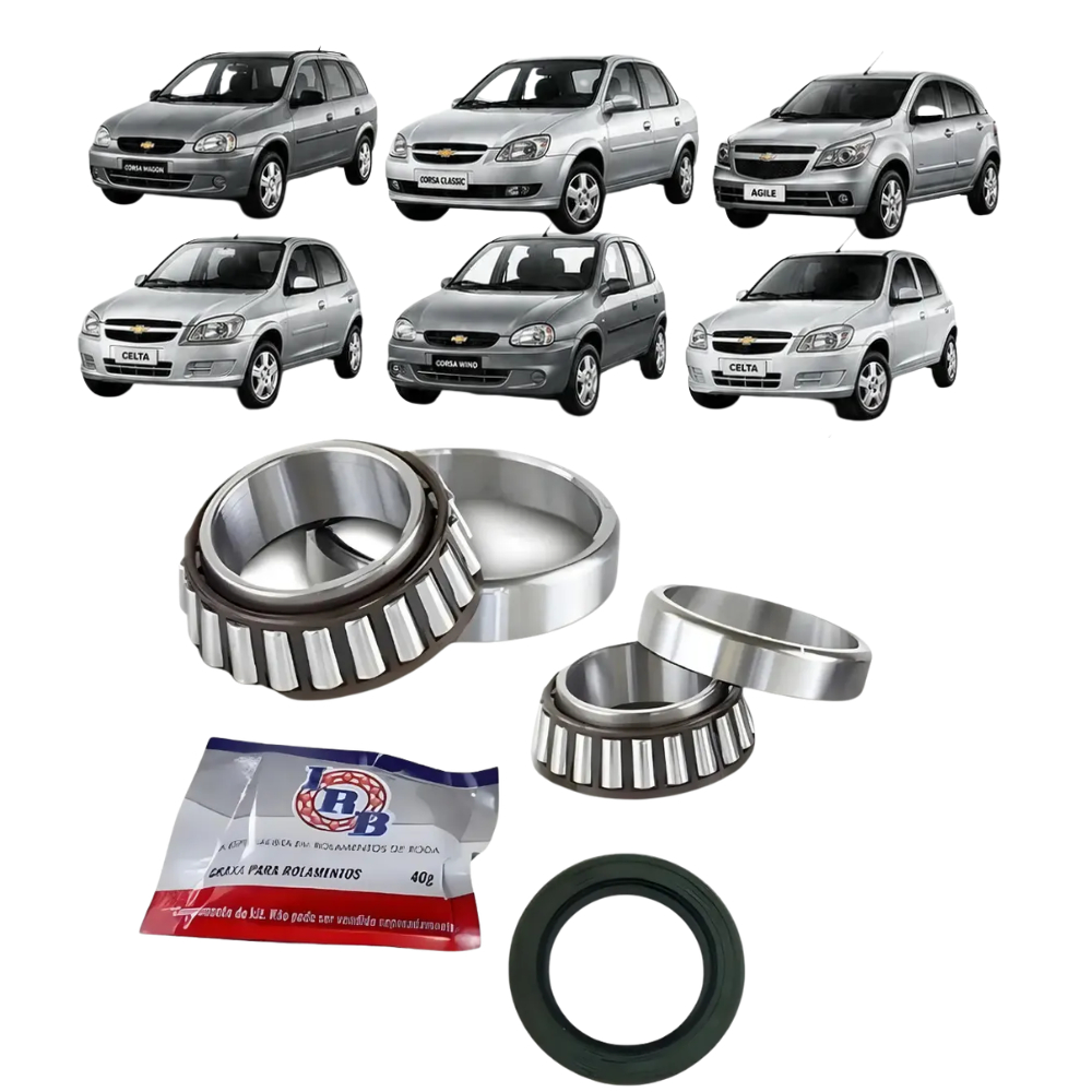 Kit Rolamentos Roda Traseira Corsa Wind Classic Wagon Celta