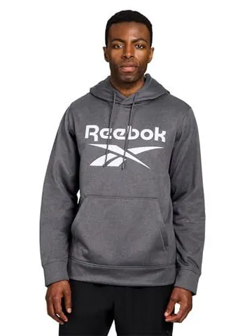 Moletom Reebok Capuz Lã Charchoal Heather