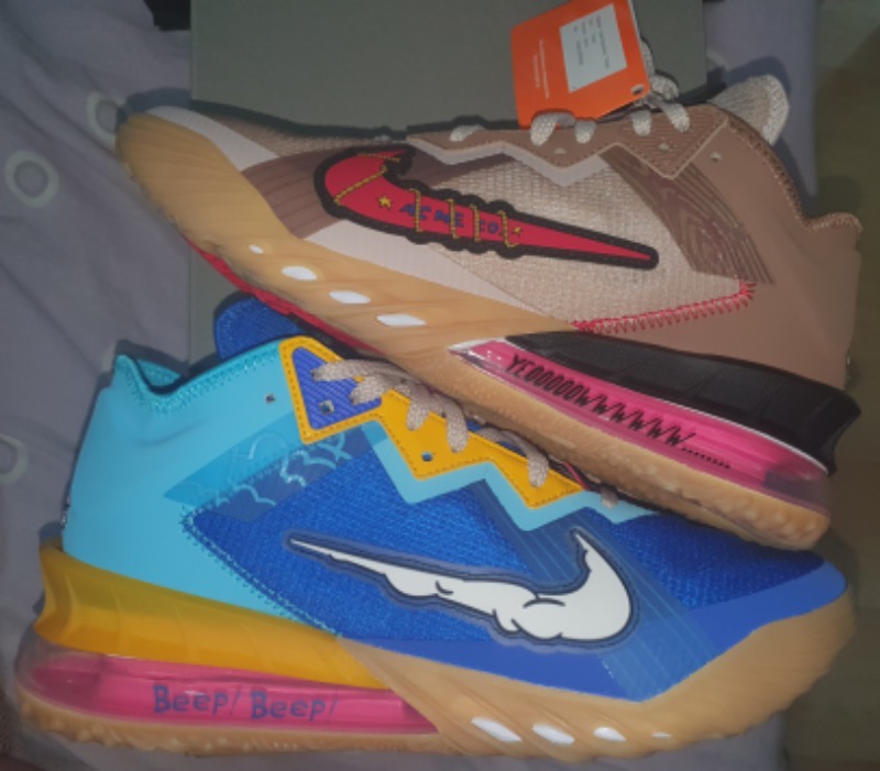 Foto 4 de Nike Lebron 18 Low Wile E Vs Roadrunner — 42, Novo