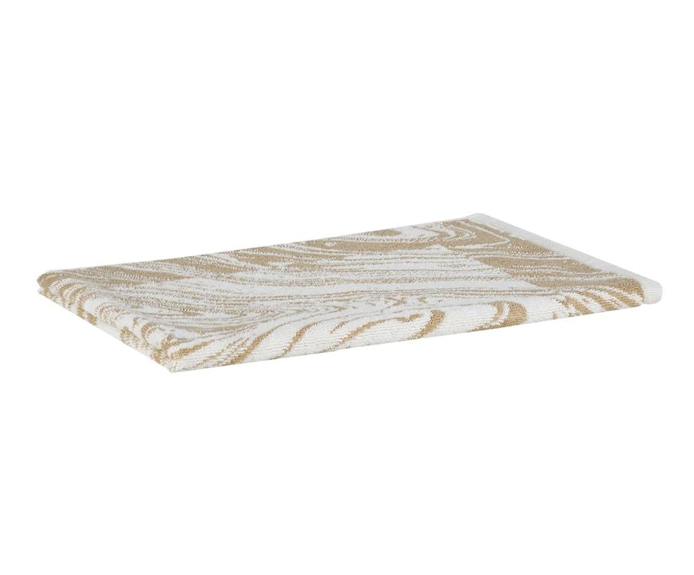 Toalha de Piso Líquido Bege e OffWhite Bege