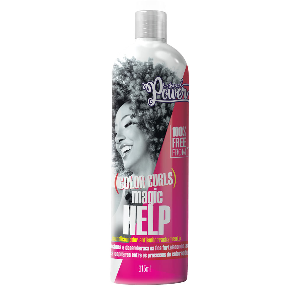 Condicionador Antiemborrachamento Soul Power - Color Curls Magic Help — 315ml
