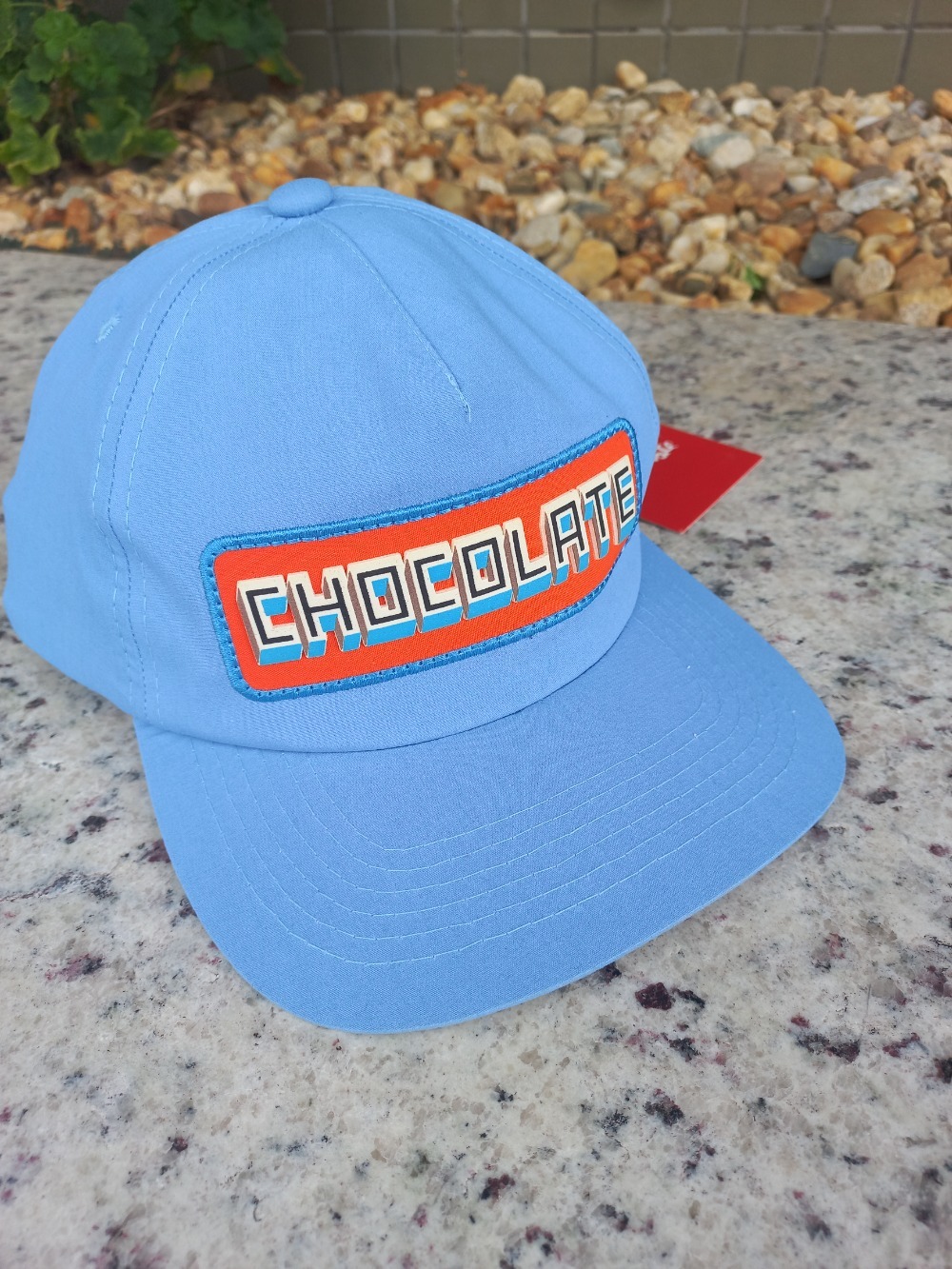 Boné Chocolate Skateboards Chunk Patch Light Blue — Único, Novo