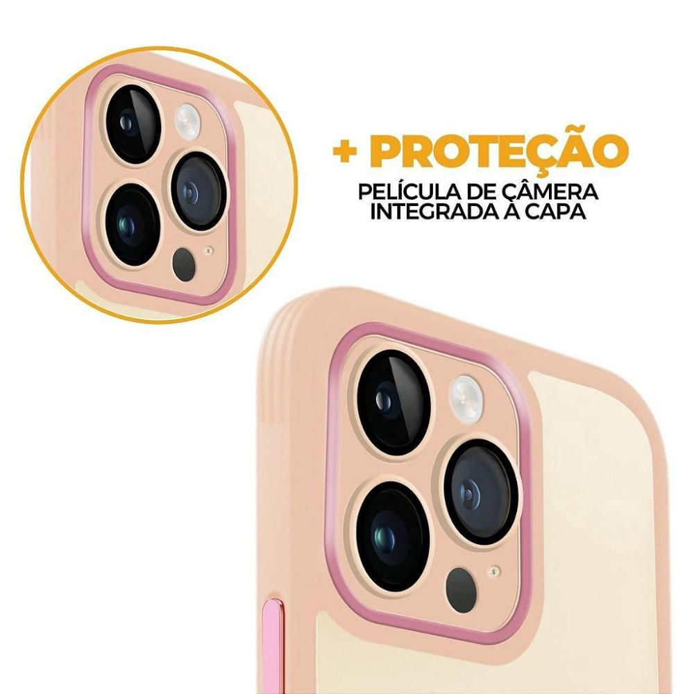 Foto 4 de Capa para iPhone X / XS - Lite Rosa - Gshield
