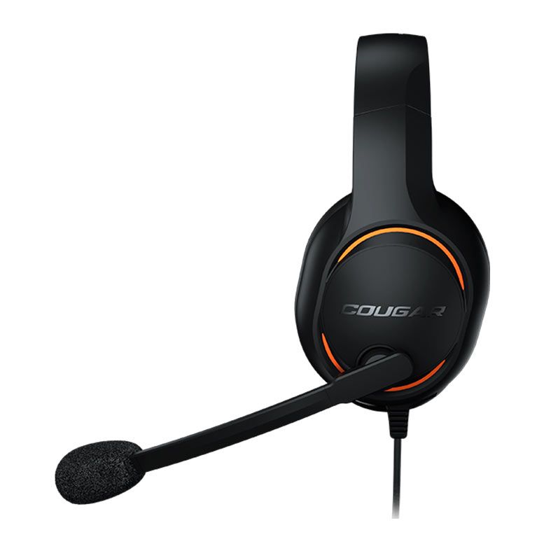Foto 5 de Headset Gamer Cougar Dive, Drivers 50mm, Preto e Laranja, CGR-P50B-270