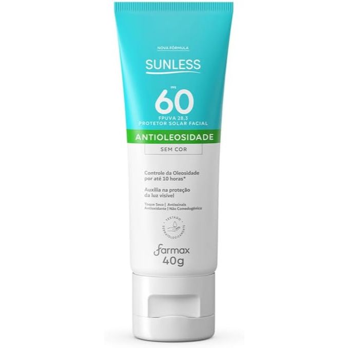 Protetor Facial Sunless Fps60 Sem Cor 40g