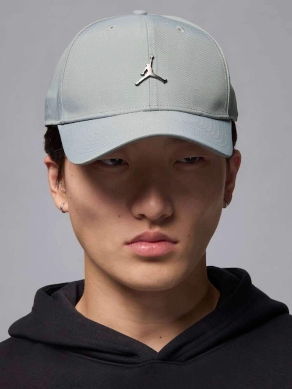 Boné Jordan Rise Metallic Grey — M / G / GG, Novo