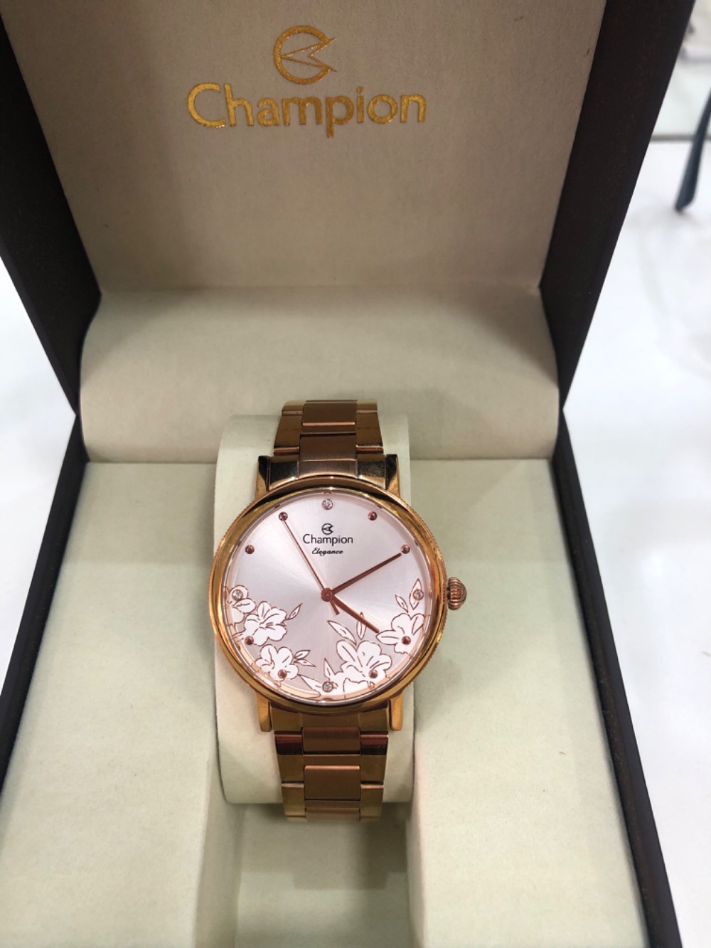 Relógio Champion Rose Gold 40 mm — Único, Novo