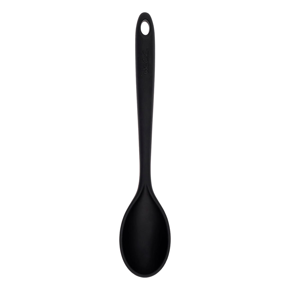Foto 2 de Colher Profissional Silicone Preta 36Cm - Weck