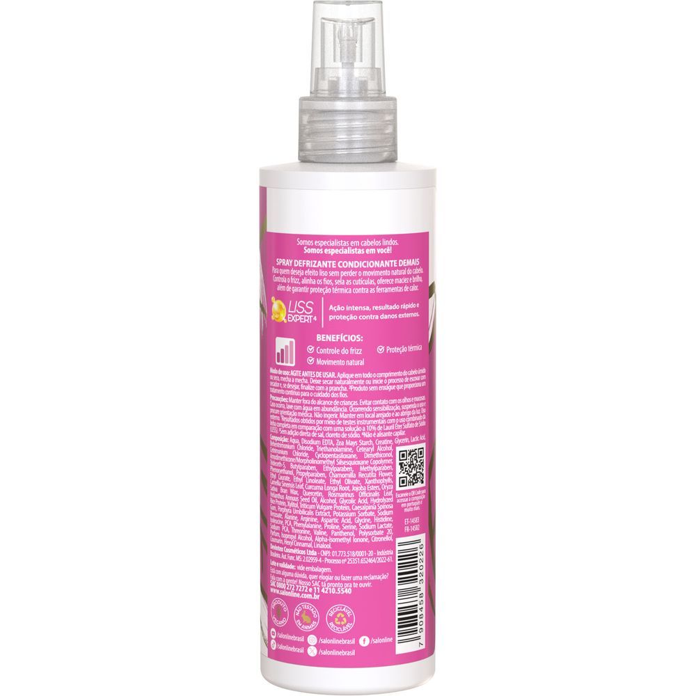 Foto 2 de Meu Liso Demais Defrizante Spray Protetor Térmico 240ml