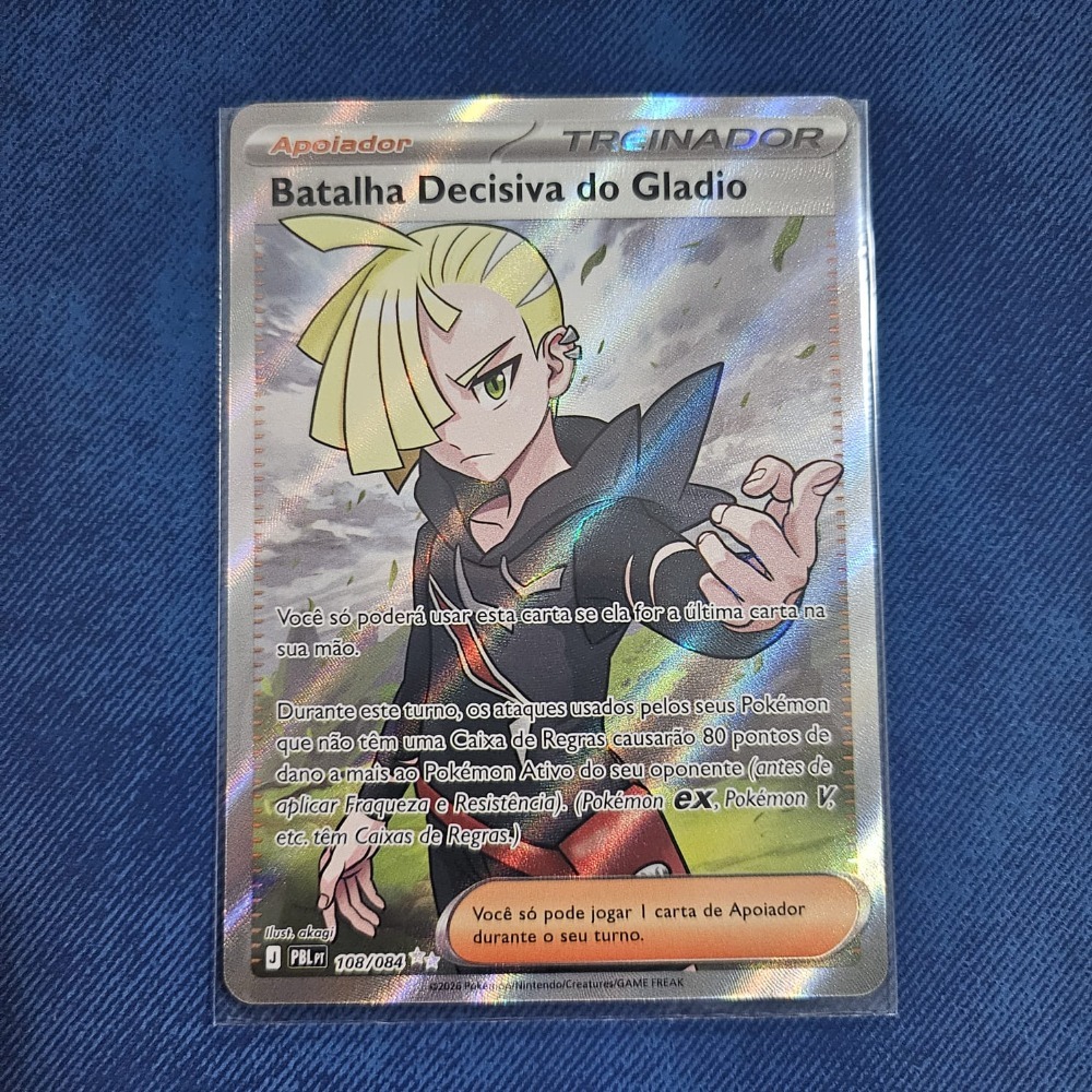 Batalha Decisiva do Gladio (108/84) Escuridão Absoluta Pokémon TCG — Near Mint, Novo