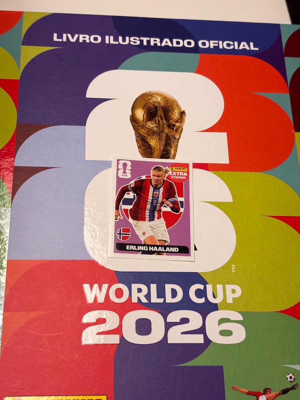 Figurinha Panini Erling Haaland Legend Roxo FIFA World Cup 2026 — Único, Novo