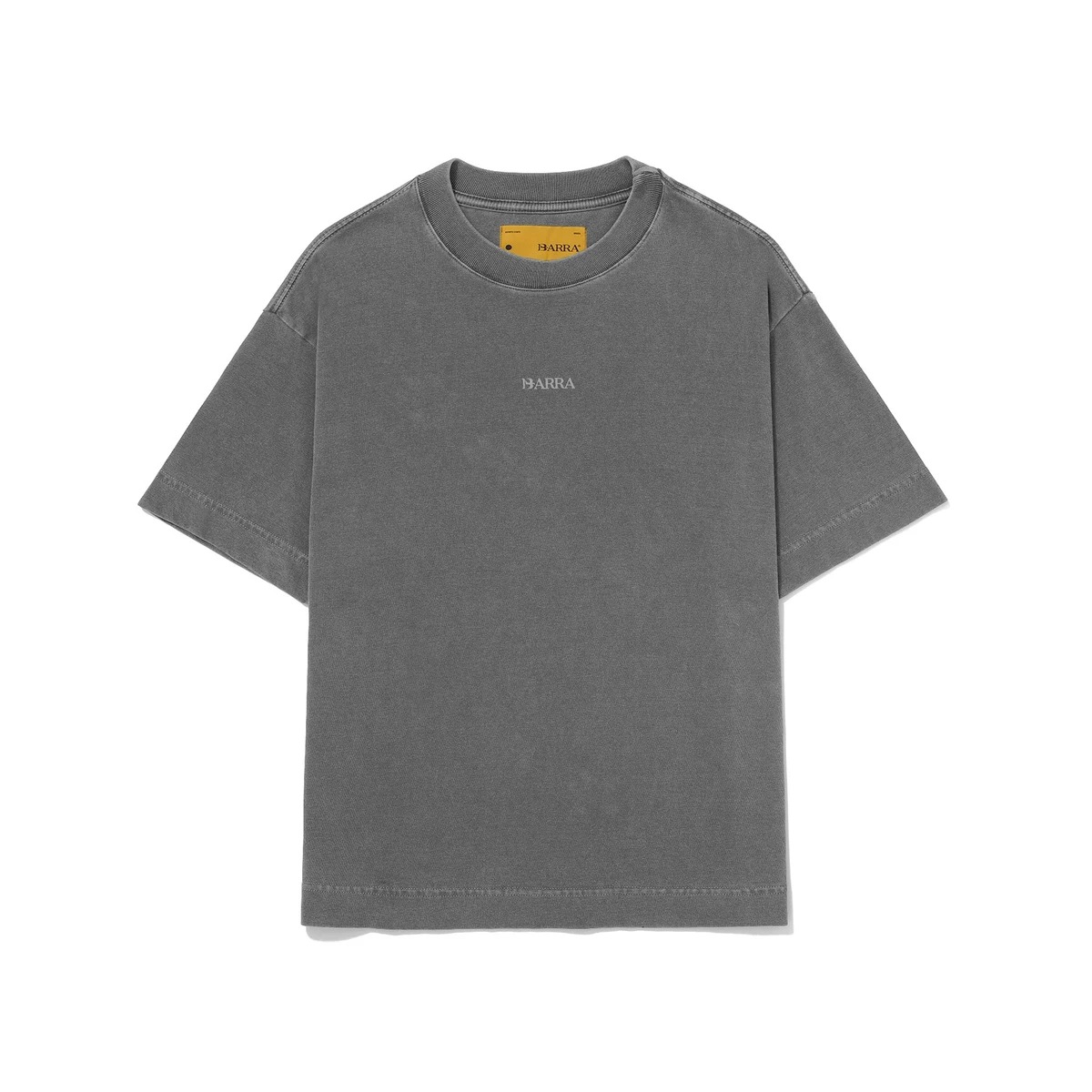 Camiseta Barra Crew Barra Logo Estonada Grey — P / M / G / XG, Novo