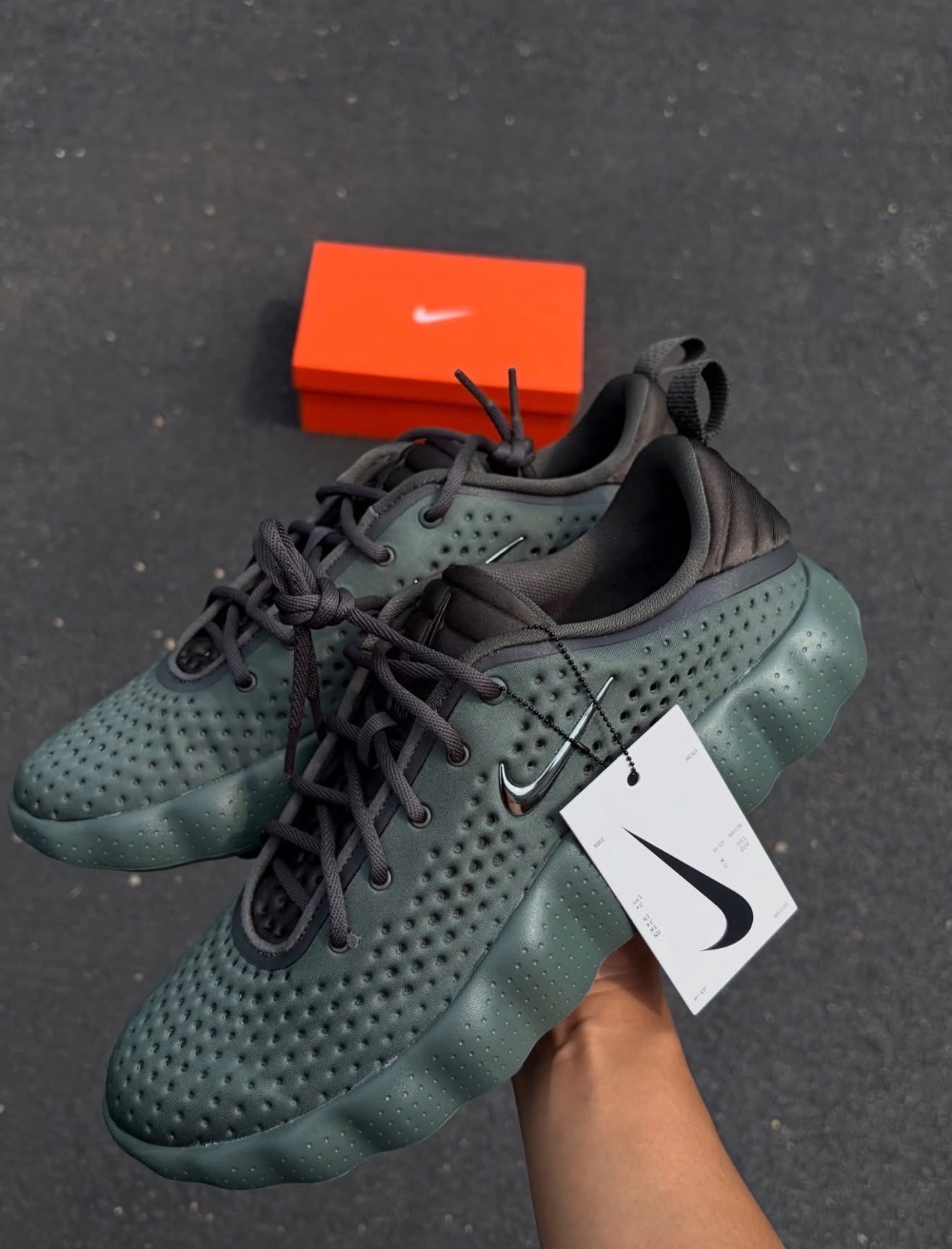 Nike Mind 002 Camo Green Phantom Newsprint — 39, Novo