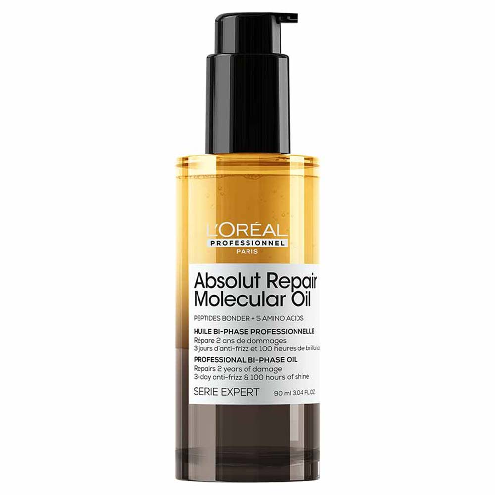 Óleo Capilar Profissional L'Oréal Professionnel Absolut Repair Molecular — 90ml